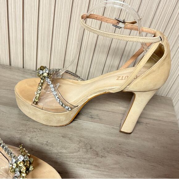 SCHUTZ Women's Jayda Ankle Strap Platform Heels Size 9.5B - Picture 11 of 16